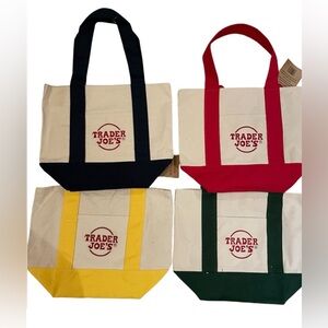 Trader Joe’s Canvas Tote Bag Set - Multicolor